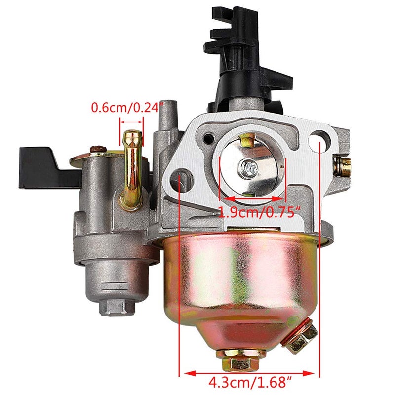 Ferilter GX160 Carburetor for Honda GX 160 GX168 GX200 5HP 5.5HP 6.5HP Engine Water Pump Pressure Washer Mower 16100-ZH8-W51 Carb with 17210-ZE1-505 Air Filter Throttle Governor Link Rod Spring Kit - Image 2